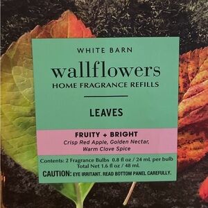 White Barn Wallflowers Home Fragrance Refills - Leaves